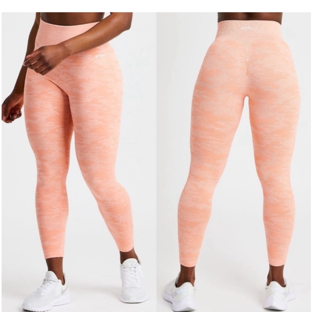 AYBL Peach Camouflage Seamless High-Waist Leggings